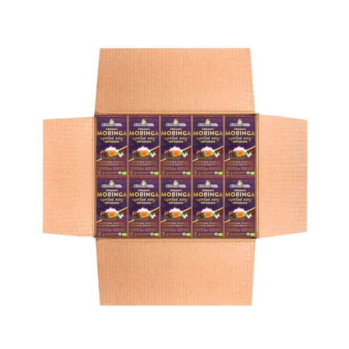 Organic Moringa Energy Tea - Grape Vanilla - Natural Coffee