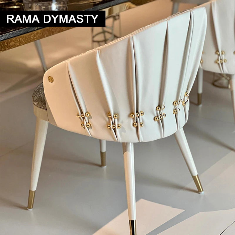 Luxury Design Dining Chairs with Backrest Dinner Chairs  Leisure Chair for Dining Room, Conference Room, Reception Room