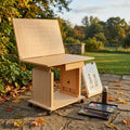 Adjustable Still Life Table Beech Wood Tilting Drawing Table Studio Furniture Easy Assembly Storage Drawers for Sketching