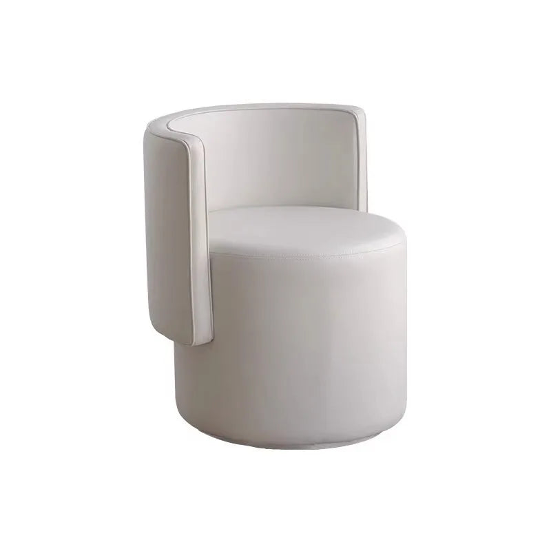 Simple Backrest Dressing Table Stool, Multifunctional Ottoman for Bedroom & Sofa