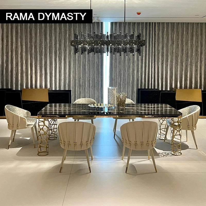 Luxury Design Dining Chairs with Backrest Dinner Chairs  Leisure Chair for Dining Room, Conference Room, Reception Room