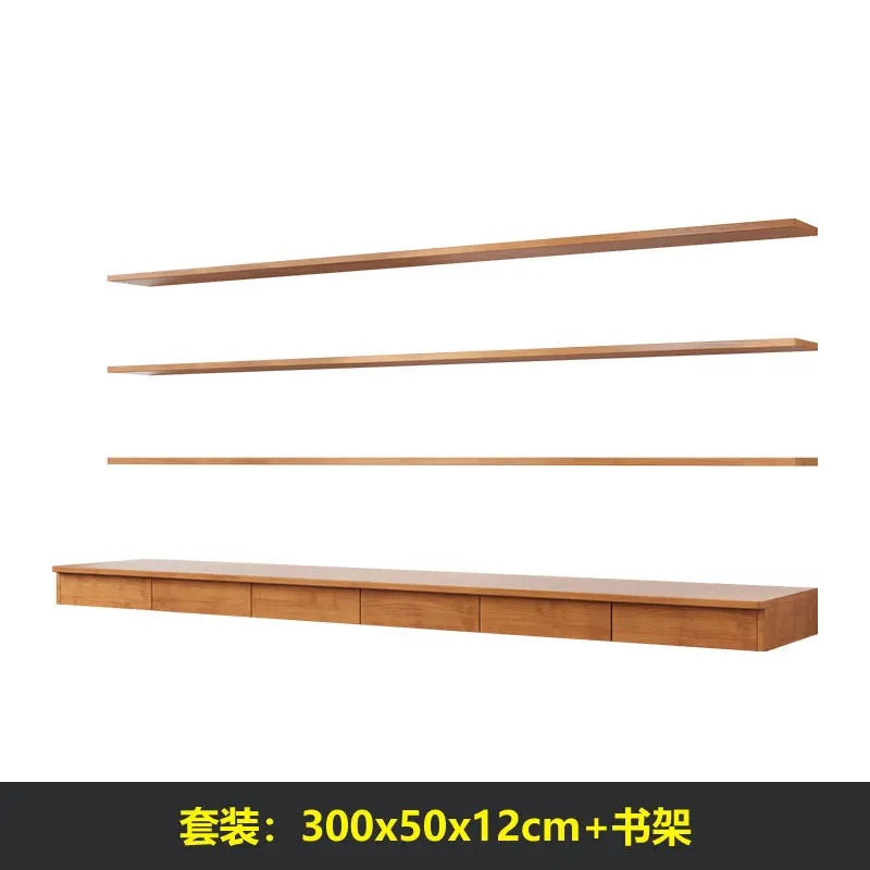 Nordic Creative Solid Wood Computer Desk Modern Bedroom Floating Wall Mounted Desk Bedroom Home Furniture Bureau Flottant FYFD