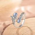 Adjustable Butterfly Dragonfly Ring, Hypoallergenic Zinc Alloy