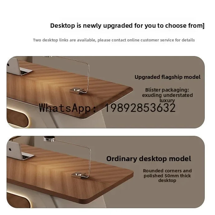 H5.15  Boss Office Desk Set - Complete Office Desk and Chair Set, Boss Desk, Executive Desk, Manager's Desk